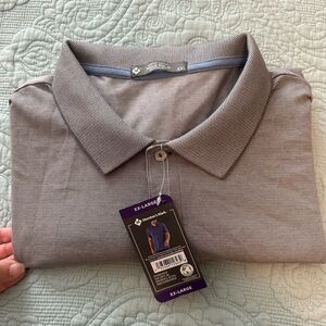 NWT! Men’s Grey/Silver XXL Polo.